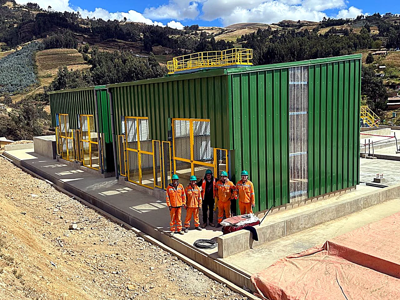 Nave de sopladores y compresores construida por PROYCON para Summa Gold, Huamachuco